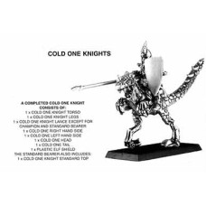 1995 Dark Elf Cold One Knight - metal